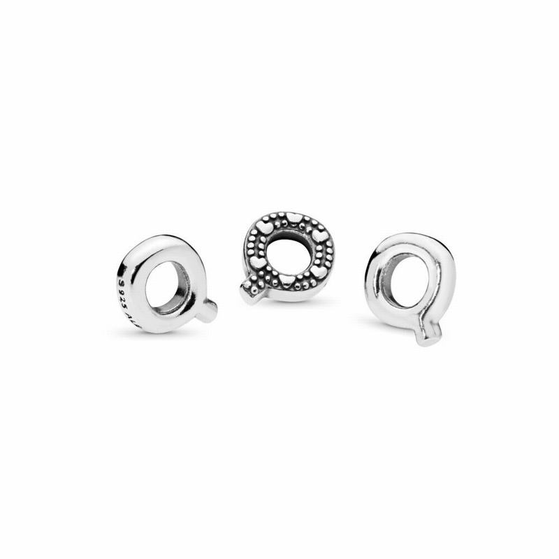 Pandora Letter Q Petite Locket Charm Sale NZ, Sterling Silver (784139-NLK)